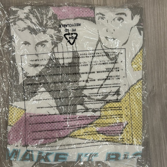 Recycled Karma WHAM!! Make it big extra small white T XS - Picture 3 of 3